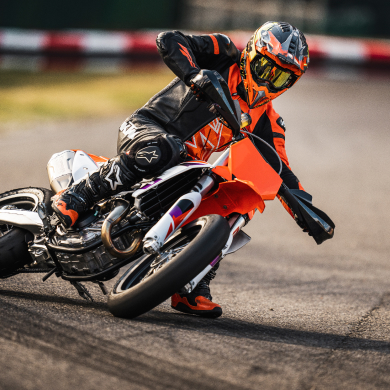 Photo illustrant Supermoto