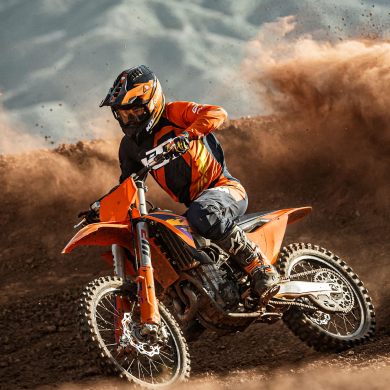 Photo illustrant Motocross